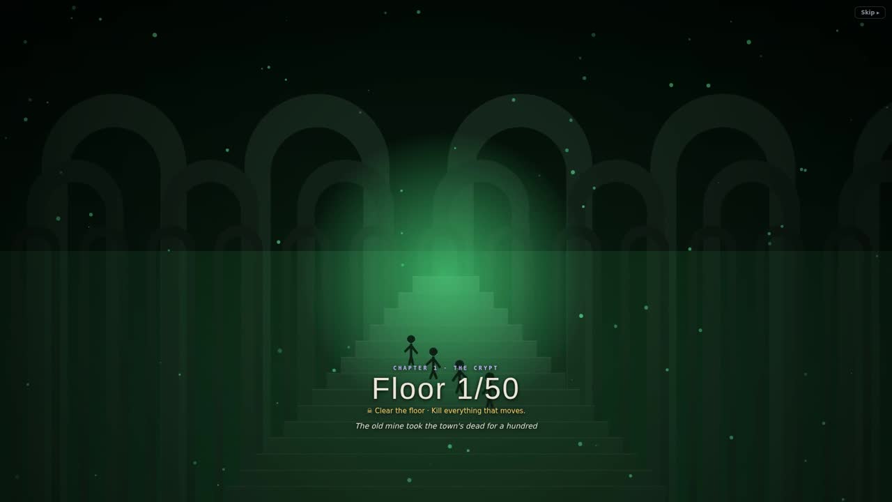 Descent floor 1 story scene
