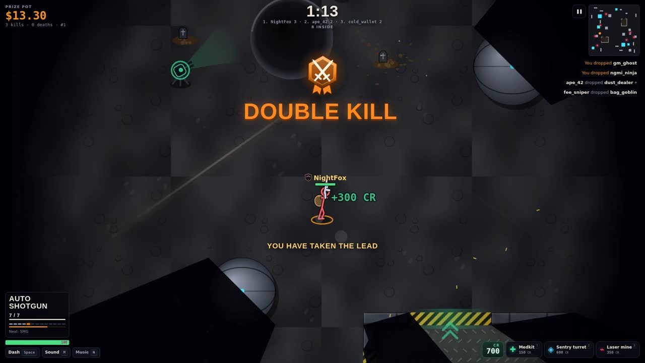 Guns + Lasers